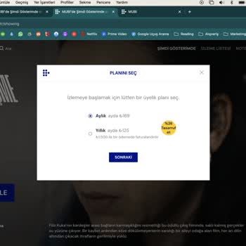 Mubi'nin Habersiz Üyelik Aktivasyonu Ve Para Çekimi Şikayeti