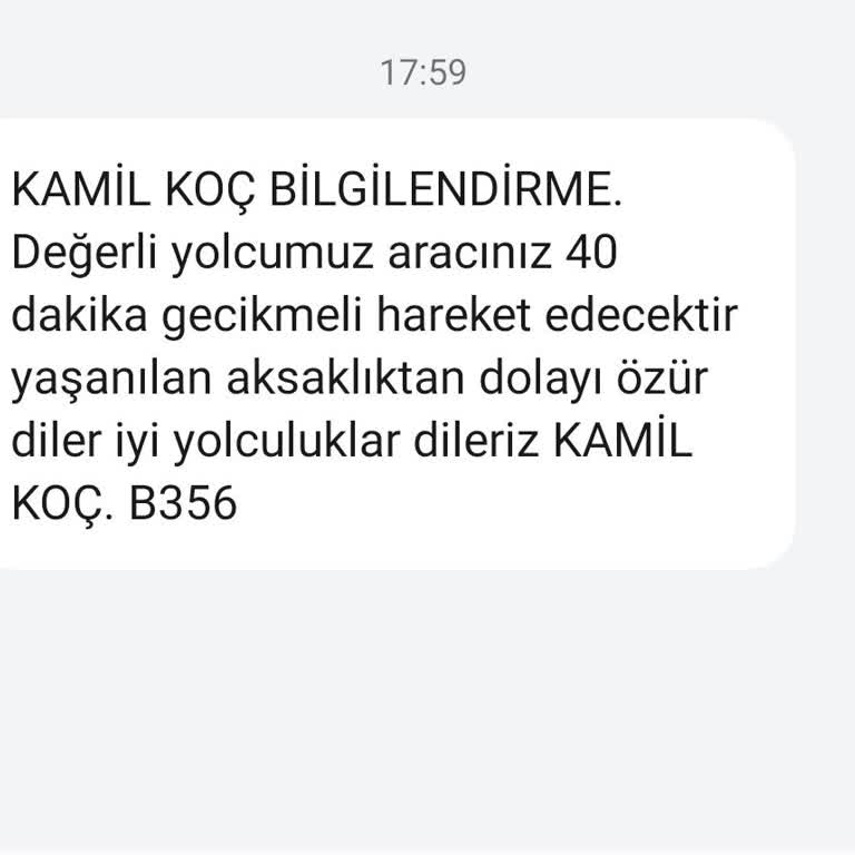 Kamil Koç'un Sürekli Rötar Ve Temizlik Sorunu