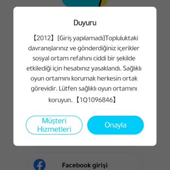 Haksız Cihaz Banı Kaldırma Talebi