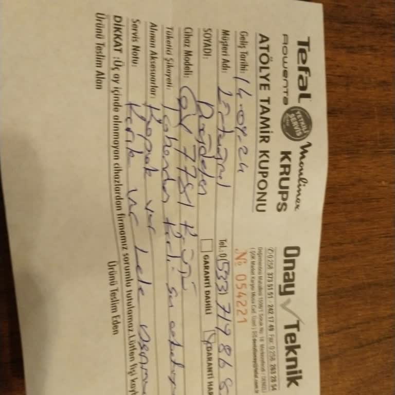 Tefal Ütü Parça Bekleyişi: Mağduriyetimiz Devam Ediyor