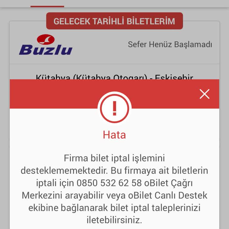 Otobüs Rötarı Ve İade Sorunu