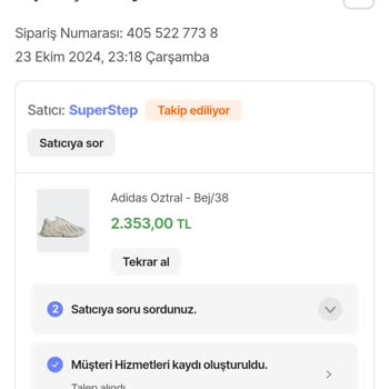 SuperStep Mağazasının Siparişi Kargolamama Sorunu