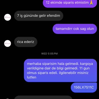 Shoebellas Sipariş Ve Para İadesi Sorunu