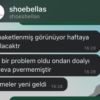 Shoebellas Sipariş Ve Para İadesi Sorunu