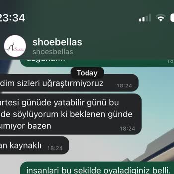 Shoebellas Sipariş Ve Para İadesi Sorunu