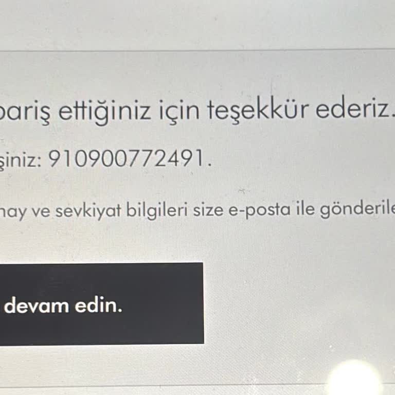 Dyson Sipariş Sürecinde Yaşanan Sorunlar