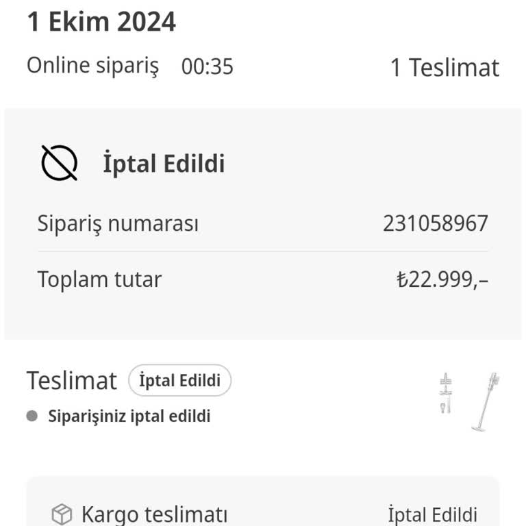 Teslimat Sorunu Ve İletişim Eksikliğiyle Hayal Kırıklığı