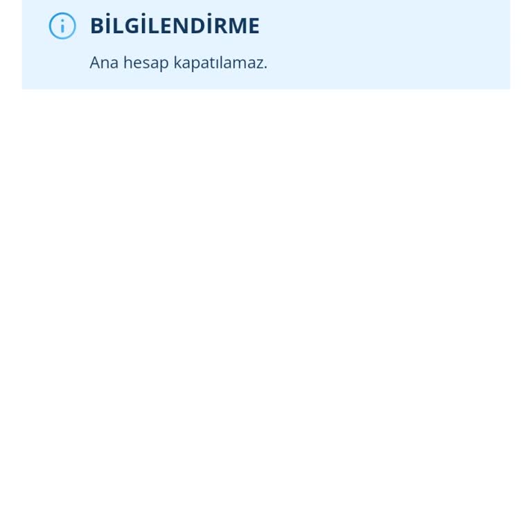 Denizbank Mobil Uygulama İle Hesap Kapatma Sorunu