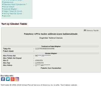 Kayıp Sipariş Ve İade Talebi