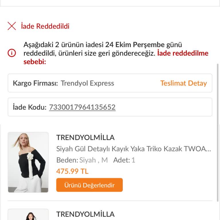 Trendyol Milla'da İade Sorunu Ve Güven Problemi
