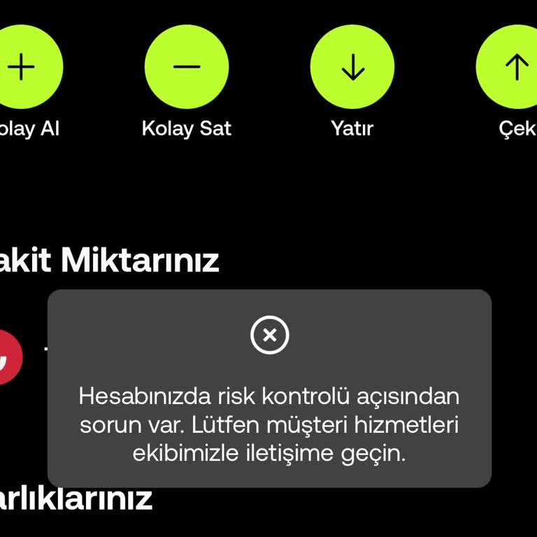 OKXTR Borsasında Hesap Blokajı Ve Para İadesi Sorunu