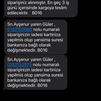 Watsons'ta Stokta Görünen Ürünlerin İptali