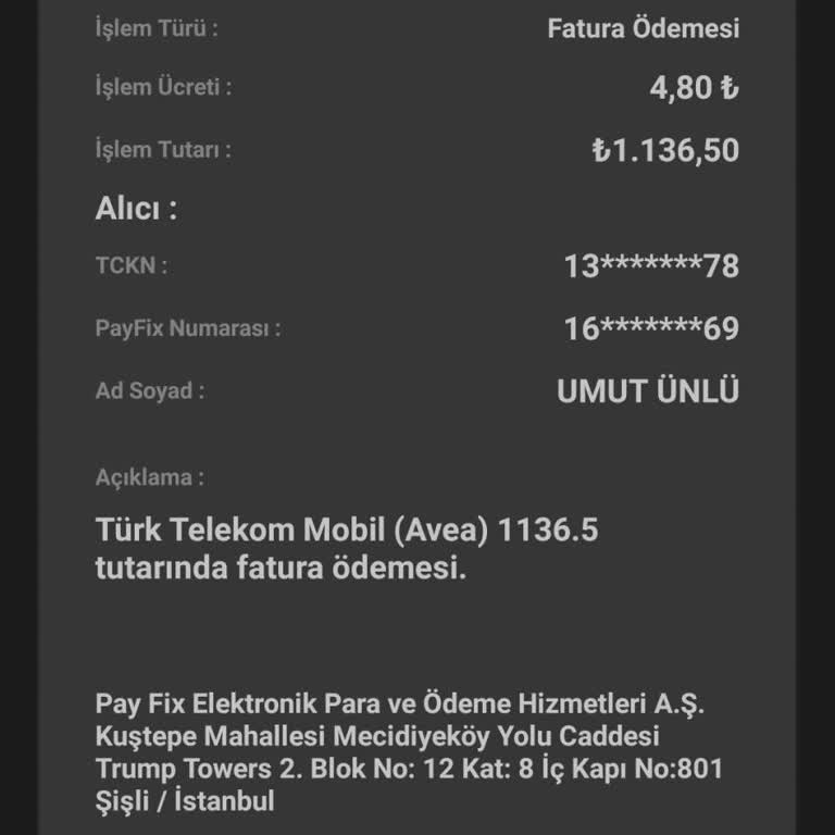 Payfix İle Türk Telekom Faturası Ödenmedi Hattım Kısıtlandı