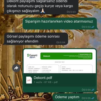 Sipariş Verdim, Ürün Teslim Edilmedi