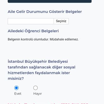 Burs Başvurusunda Belge Hatası Ve Destek Eksikliği