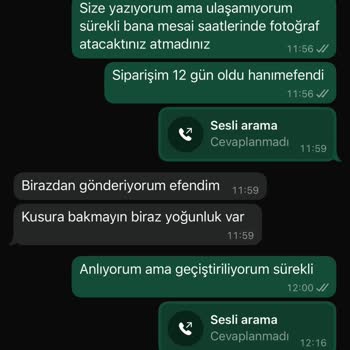 Ceyseet Firması İle İletişim Sorunları Ve Teslimat Gecikmesi