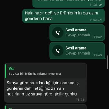 Ceyseet Firması İle İletişim Sorunları Ve Teslimat Gecikmesi