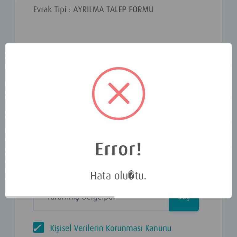 Belge Yükleme Hatası Nakit İhtiyacımı Geciktiriyor