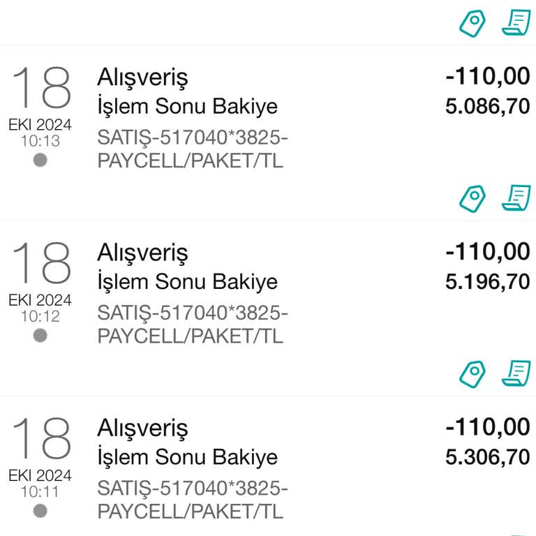İnternet Paketi Alımında Üç Kez Para Çekildi İade Sorunu Yaşıyorum