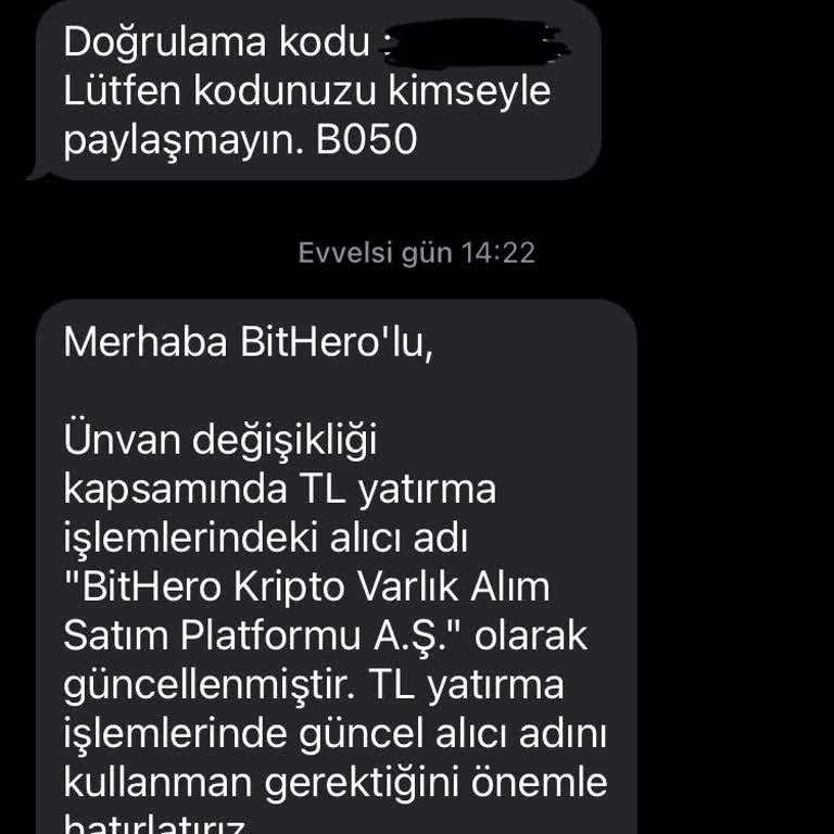 İzinsiz Açılan Bithero Hesabının Kapatılması Talebi
