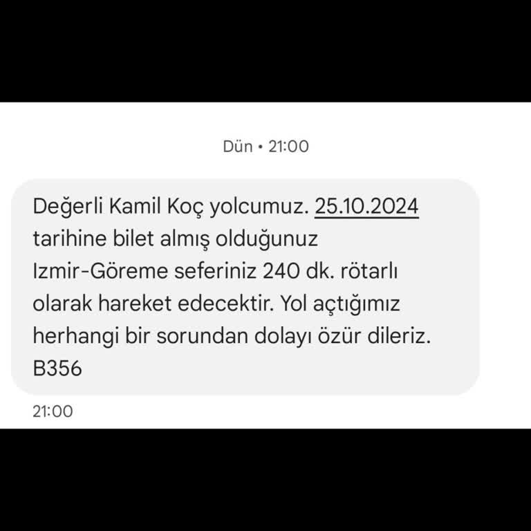 Kamil Koç'un Rötarları Ve Mağduriyet