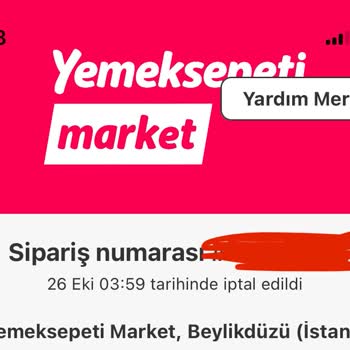Yemeksepeti'nde Sürekli Yaşanan İptal Sorunları