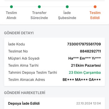 Trendyol İade Sürecinde Müşteri Mağduriyeti