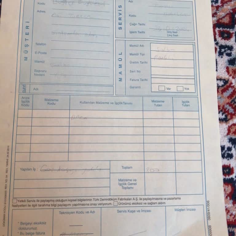 Kombi Servisinde Yanıltıcı Hizmet Ve Ücret Sorunu
