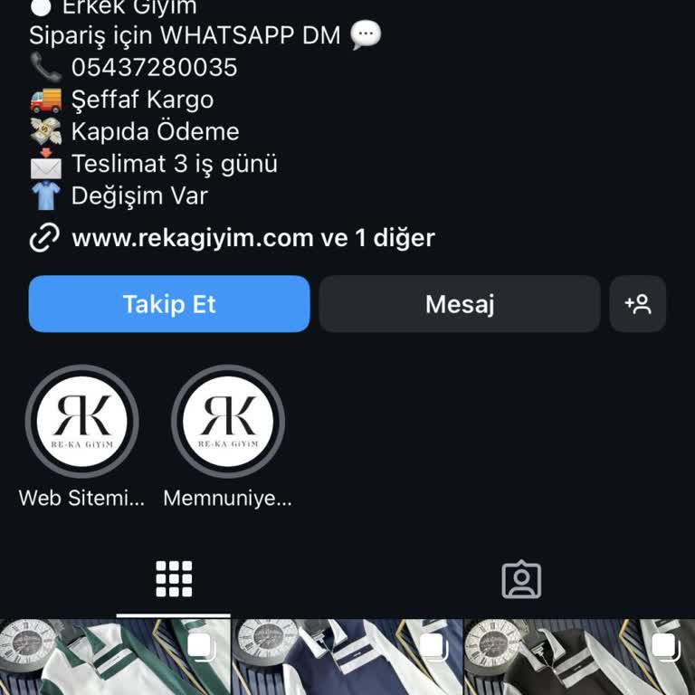 Re-Ka Erkek Giyim Değişim Sorunu