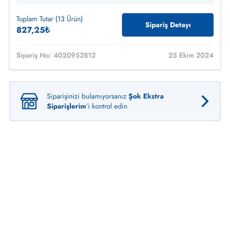 Teslim Edilemeyen Sipariş Mağduriyeti