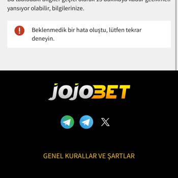 Jojobet'te Yaşanan Güvenlik Ve Ödeme Sorunları