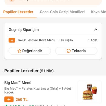 Trendyol Yemek'te Uygulanmayan Kampanyalar