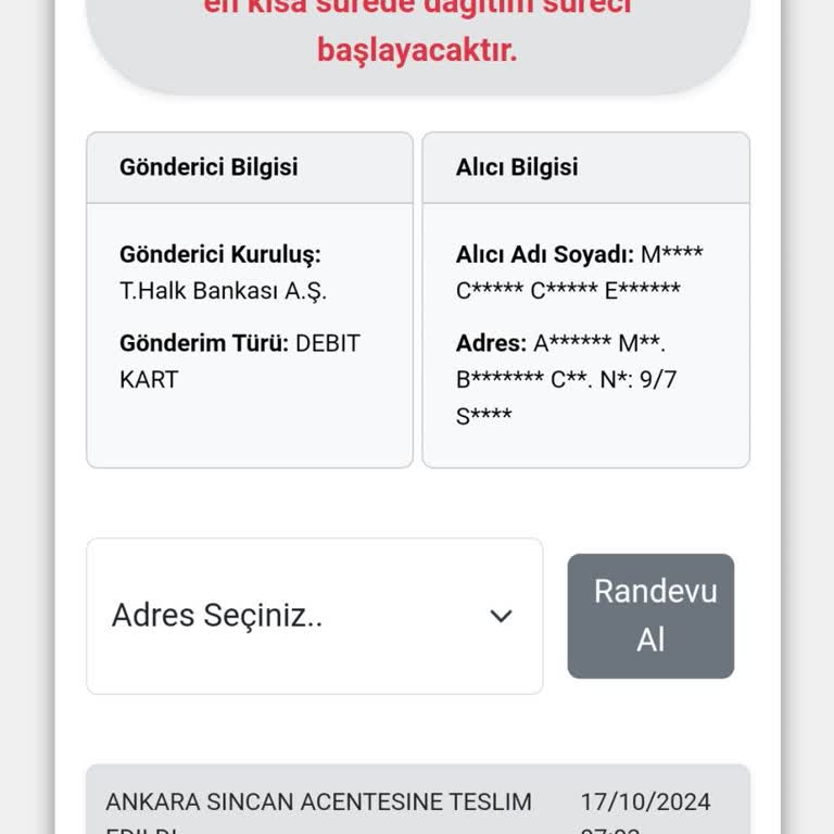 Kuryenet Teslimat Gecikmesi: 1 Aydır Beklenen Kartlar