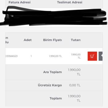 Kargoya Verilmeyen Sipariş Ve İade Talebi