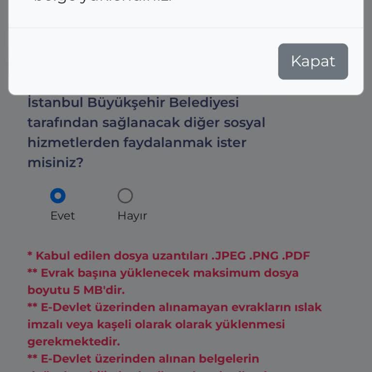 İBB Burs Başvurusunda Evrak Yükleme Sorunu
