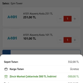 Vodafone Yanımda Uygulamasında Kupon Kodu Sorunu