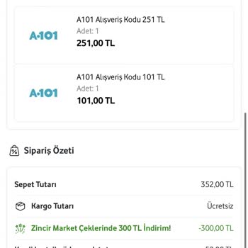 Vodafone Yanımda Uygulamasında Kupon Kodu Sorunu