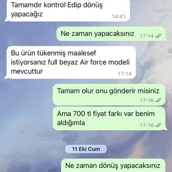 Eksik Ürün Ve İade Sorunu