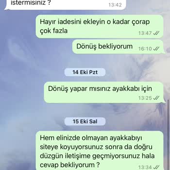 Eksik Ürün Ve İletişimsizlik Mağduriyeti
