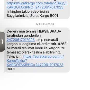 Kayıp Kargo Ve İletişim Sorunları