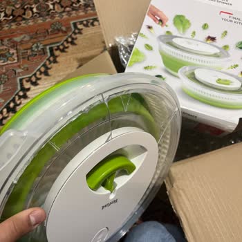 Tefal'den Gelen Kırık Salata Kurutucular