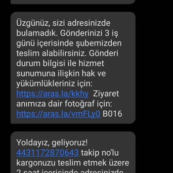 Trendyol Ve Aras Kargo'nun Teslimat Sorunu