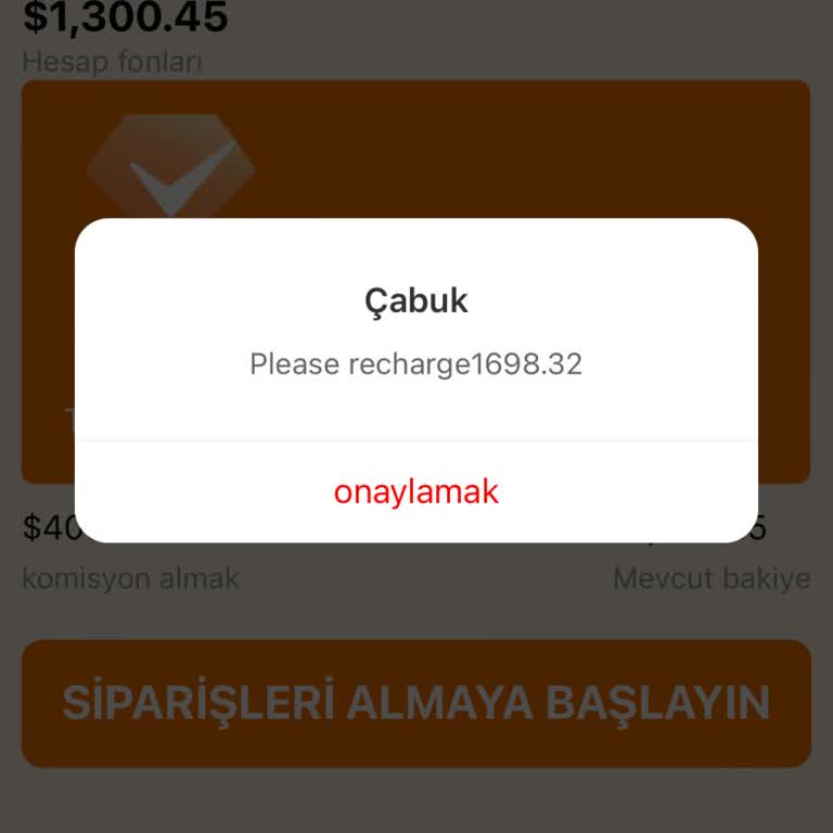 Para Çekme Sorunu Ve Tamamlanamayan Siparişler