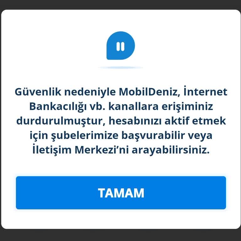 Denizbank'ın Mobil Bankacılık Kısıtlaması Mağduriyeti