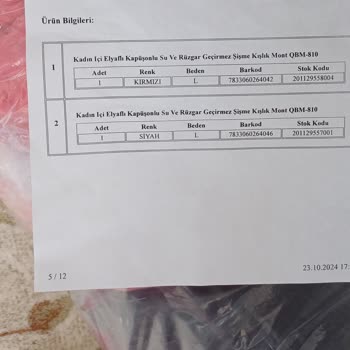 Yanlış Beden Ve Kusurlu Ürün Sorunu