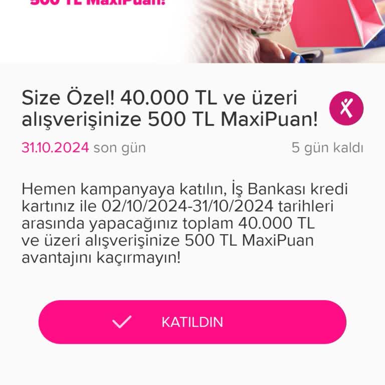 İş Bankası Kampanya Şartları Ulaşılamıyor