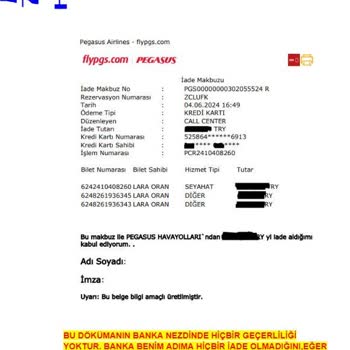 Ücret İadesi Sorunu Ve Müşteri Hizmetleri Yetersizliği