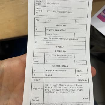 Popeyes Avcılar Şubesinde Hayal Kırıklığı: Kalitesiz Ürün Ve Eksik Sipariş