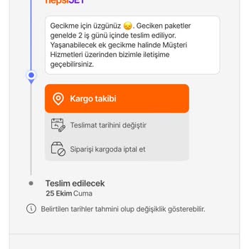 Teslimat Gecikmesi Ve Müşteri Hizmetleri Sorunu