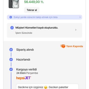 Teslimat Gecikmesi Ve Müşteri Hizmetleri Sorunu